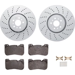 Order DYNAMIC FRICTION COMPANY - 4512-31308 - Front Disc Brake Kit For Your Vehicle