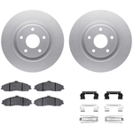 Order DYNAMIC FRICTION COMPANY - 4512-46077 - Front and Rear Disc Brake Kit by For Your Vehicle