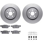 Order DYNAMIC FRICTION COMPANY - 4512-55012 - Front Disc Brake Kit For Your Vehicle