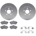 Order DYNAMIC FRICTION COMPANY - 4512-63182 - Front Disc Brake Kit For Your Vehicle