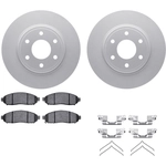 Order DYNAMIC FRICTION COMPANY - 4512-67137 - Front Disc Brake Kit For Your Vehicle