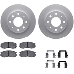 Order DYNAMIC FRICTION COMPANY - 4512-72047 - Front & Rear Disc Brake Kit For Your Vehicle