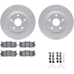 Order DYNAMIC FRICTION COMPANY - 4512-76139 - Front Disc Brake Kit For Your Vehicle