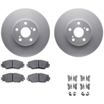 Order DYNAMIC FRICTION COMPANY - 4512-76141 - Front Disc Brake Kit For Your Vehicle