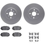 Order DYNAMIC FRICTION COMPANY - 4512-76151 - Front Disc Brake Kit For Your Vehicle