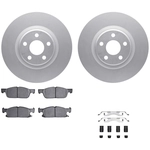 Order DYNAMIC FRICTION COMPANY - 4512-99100 - Front Disc Brake Kit For Your Vehicle