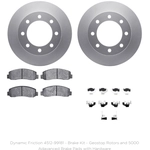 Order DYNAMIC FRICTION COMPANY - 4512-99181 - Front Disc Brake Kit For Your Vehicle