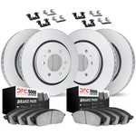 Order DYNAMIC FRICTION COMPANY - 4514-46013 - Front & Rear Disc Brake Kit For Your Vehicle
