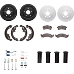 Order DYNAMIC FRICTION COMPANY - 4514-47133 - Front Disc Brake Kit For Your Vehicle