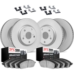 Order DYNAMIC FRICTION COMPANY - 4514-54037 - Front & Ensembre de disques de frein arrière For Your Vehicle