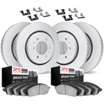 Order DYNAMIC FRICTION COMPANY - 4514-54065 - Front & Rear Disc Brake Kit For Your Vehicle