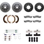 Order DYNAMIC FRICTION COMPANY - 4514-54206 - Geospec Rotors with 5000 Advanced Brake Pads For Your Vehicle