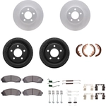 Order DYNAMIC FRICTION COMPANY - 4514-54225 - Front Disc Brake Kit For Your Vehicle