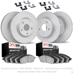 Order DYNAMIC FRICTION COMPANY - 4514-58002 - Front Disc Brake Kit For Your Vehicle
