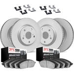 Order DYNAMIC FRICTION COMPANY - 4514-73005 - Geospec Brake Rotors w/5000 Advanced Brake Pads Kit For Your Vehicle