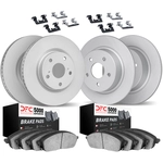 Order DYNAMIC FRICTION COMPANY - 4514-74060 - Front & Rear Disc Brake Kit For Your Vehicle