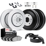 Order Ensemble de disque de frein avant de DYNAMIC FRICTION COMPANY - 4514-76074 For Your Vehicle