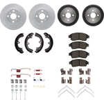 Order DYNAMIC FRICTION COMPANY - 4514-76079 - Front Disc Brake Kit For Your Vehicle