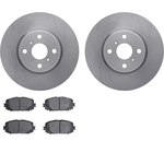 Order DYNAMIC FRICTION COMPANY - 6302-76176 - Front Disc Brake Kit For Your Vehicle