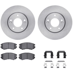 Order DYNAMIC FRICTION COMPANY - 6312-03026 - Front Disc Brake Kit For Your Vehicle