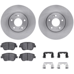 Order DYNAMIC FRICTION COMPANY - 6312-03065 - Front Disc Brake Kit For Your Vehicle