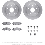 Order DYNAMIC FRICTION COMPANY - 6312-40092 - Front Disc Brake Kit For Your Vehicle