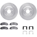 Order DYNAMIC FRICTION COMPANY - 6312-46043 - Front Disc Brake Kit For Your Vehicle