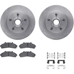 Order DYNAMIC FRICTION COMPANY - 6312-54101 - Front Disc Brake Kit For Your Vehicle