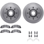 Order DYNAMIC FRICTION COMPANY - 6312-54125 - Front Disc Brake Kit For Your Vehicle