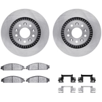 Order DYNAMIC FRICTION COMPANY - 6312-54176 - Front Disc Brake Kit For Your Vehicle