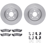 Order DYNAMIC FRICTION COMPANY - 6312-54184 - Front & Rear Disc Brake Kit For Your Vehicle