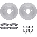 Order DYNAMIC FRICTION COMPANY - 6312-54185 - Front Disc Brake Kit For Your Vehicle