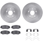 Order DYNAMIC FRICTION COMPANY - 6312-59067 - Front Disc Brake Kit For Your Vehicle