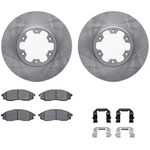 Order DYNAMIC FRICTION COMPANY - 6312-67090 - Front Disc Brake Kit For Your Vehicle