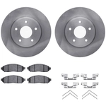 Order DYNAMIC FRICTION COMPANY - 6312-67109 - Front Disc Brake Kit For Your Vehicle