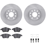 Order DYNAMIC FRICTION COMPANY - 6312-74081 - Front Disc Brake Kit For Your Vehicle