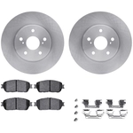 Order DYNAMIC FRICTION COMPANY - 6312-76137 - Front Disc Brake Kit For Your Vehicle