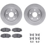 Order DYNAMIC FRICTION COMPANY - 6312-76158 - Front Disc Brake Kit For Your Vehicle