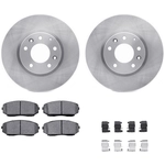 Order DYNAMIC FRICTION COMPANY - 6312-80066 - Front Disc Brake Kit For Your Vehicle