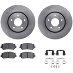 Order DYNAMIC FRICTION COMPANY - 6312-80074 - Front Disc Brake Kit For Your Vehicle