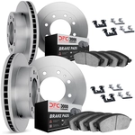 Order DYNAMIC FRICTION COMPANY - 6314-54043 - Front & Rear Disc Brake Kit For Your Vehicle