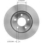 Order BENDIX GLOBAL - PRT1602FC - Disc Brake Rotor For Your Vehicle