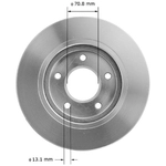 Order BENDIX GLOBAL - PRT5064FC - Front Brake Rotor For Your Vehicle