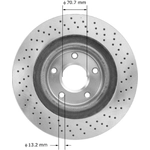 Order Front Disc Brake Rotor by BENDIX GLOBAL - PRT5789 For Your Vehicle