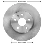 Order BENDIX GLOBAL - PRT5918 - Disc Brake Rotor For Your Vehicle