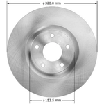 Order BENDIX GLOBAL - PRT5953 - Disc Brake Rotor For Your Vehicle