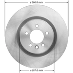 Order BENDIX GLOBAL - PRT5956 - Disc Brake Rotor For Your Vehicle