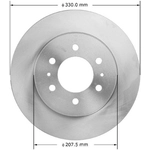 Order BENDIX GLOBAL - PRT6000 - Disc Brake Rotor For Your Vehicle