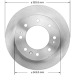 Order BENDIX GLOBAL - PRT6074 - Disc Brake Rotor For Your Vehicle