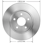 Order BENDIX GLOBAL - PRT6130 - Disc Brake Rotor For Your Vehicle